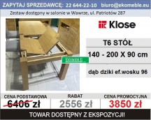 KLOSE - STÓŁ T6
